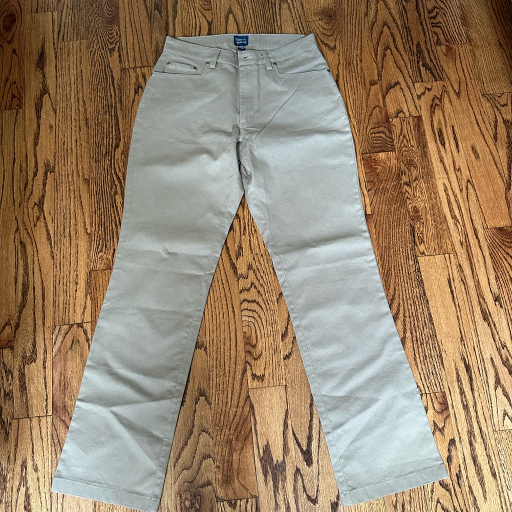Men's Wide-Leg Casual Pants in dark Khaki